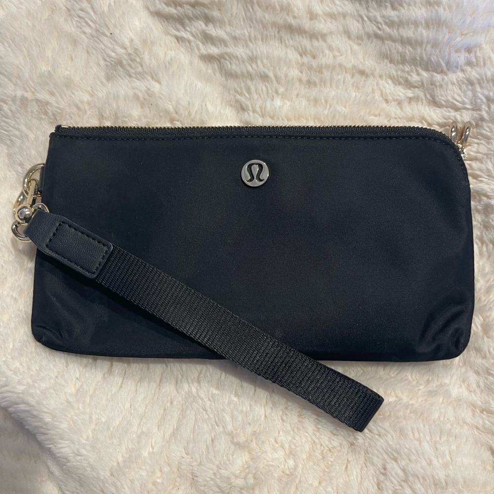 lululemon athletica Black Wristlet Bag
